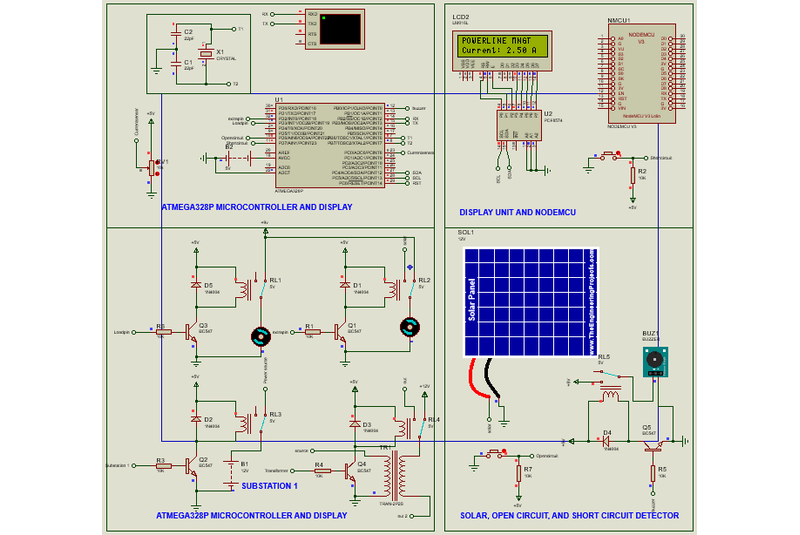Fault Detection and Protection System for Power Distribution – Complete Project Kit - Image 3