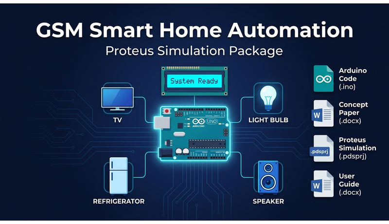 GSM-Based Smart Home Automation & Monitoring System - Image 4