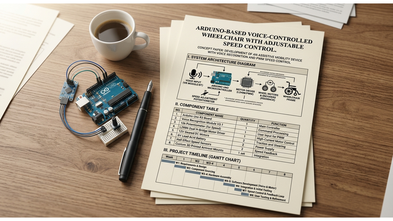 ARDUINO-BASED VOICE-CONTROLLED WHEELCHAIR WITH ADJUSTABLE SPEED CONTROL - Image 2
