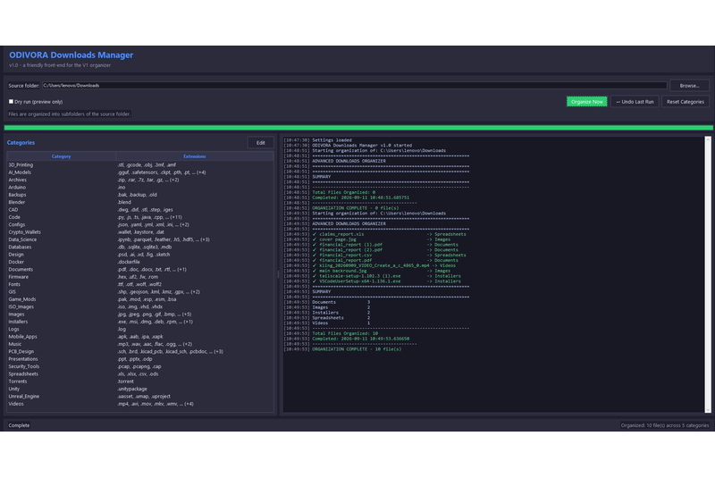 ODIVORA Downloads Manager v1.0 - Image 4