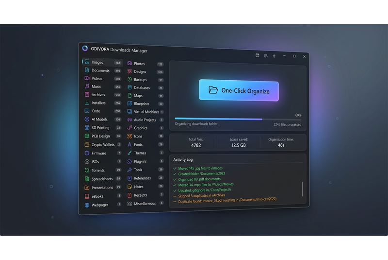 ODIVORA Downloads Manager v1.0 - Image 1